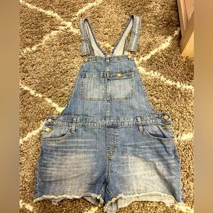 Jean Short Overalls